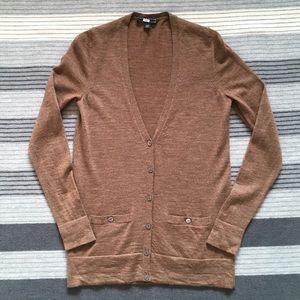 Ann Taylor Italian Marino Wool Cardigan